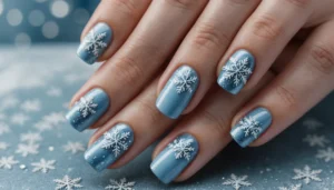 idée nail art hiver