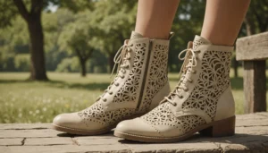 bottes ajourées