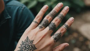 tatouage sur le doigt