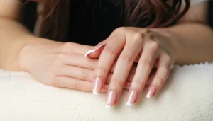 ongles striés