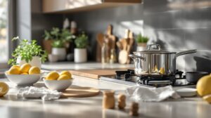 enlever odeur de friture