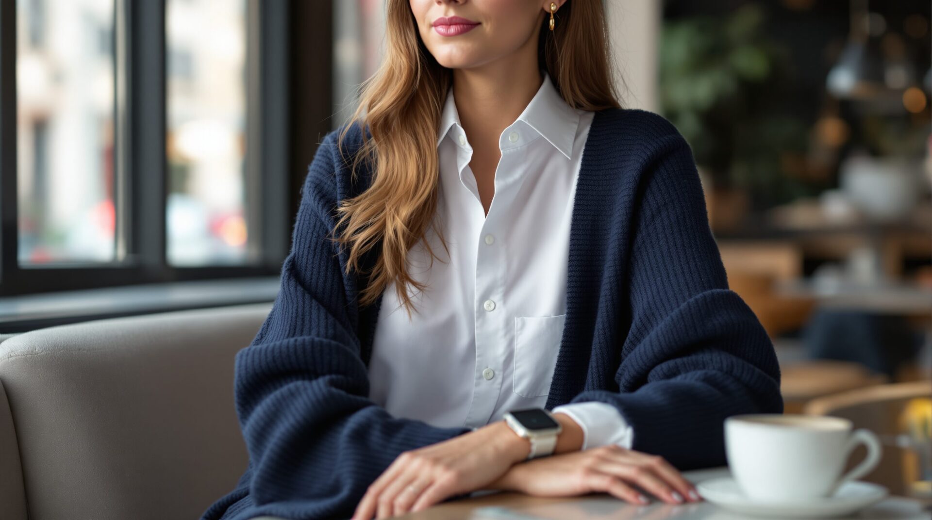 style chemise sous pull femme