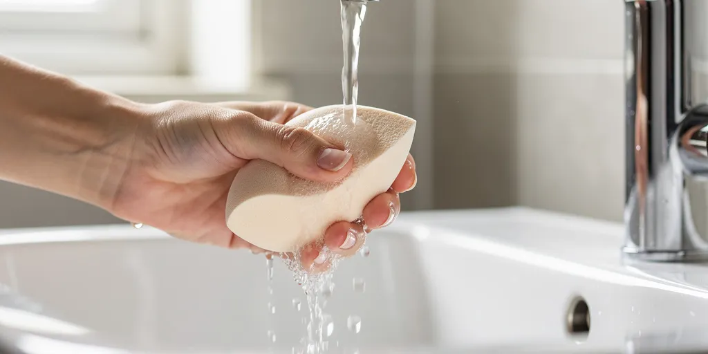 comment nettoyer eponge maquillage