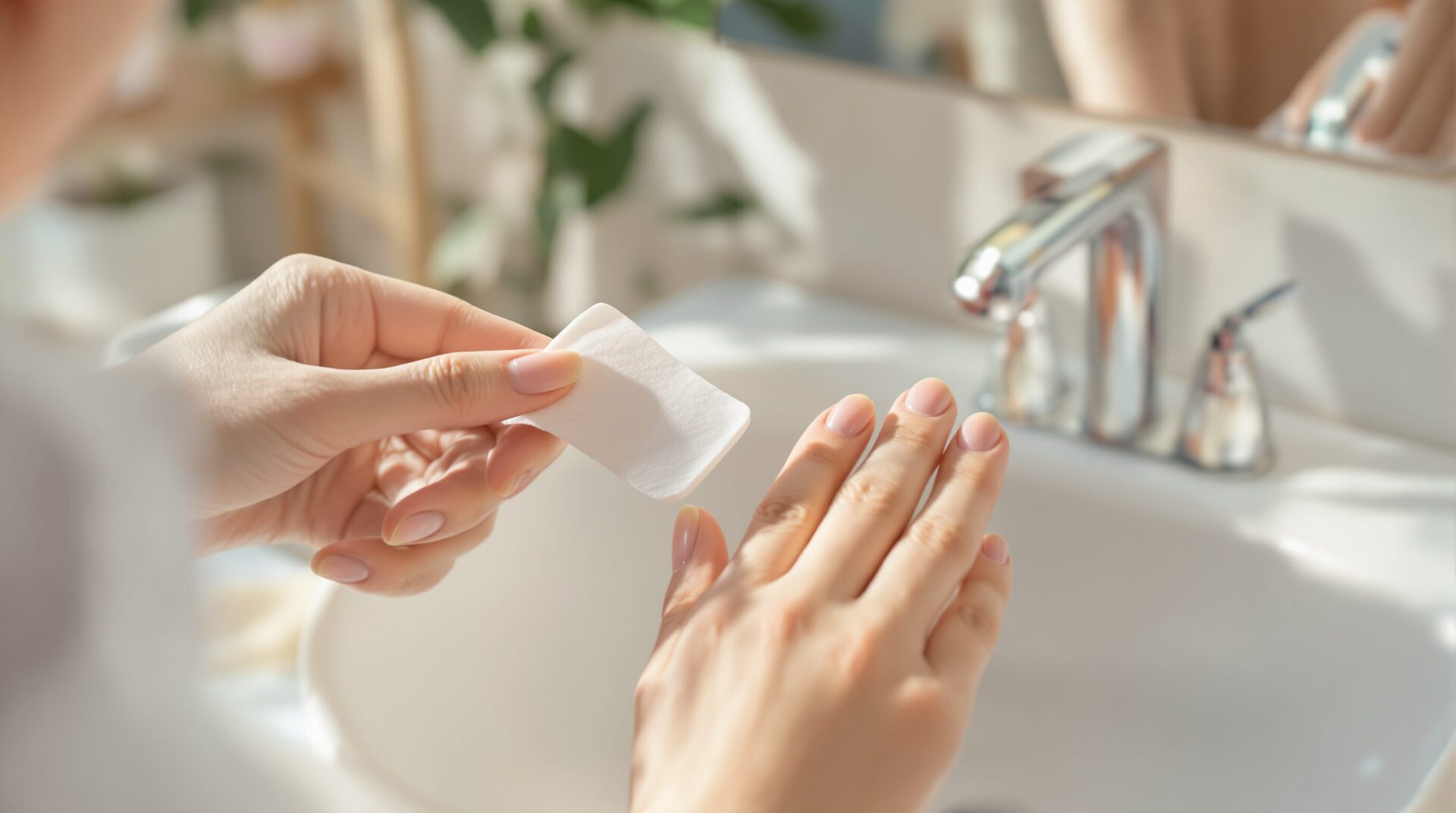 blanchir ongles mains