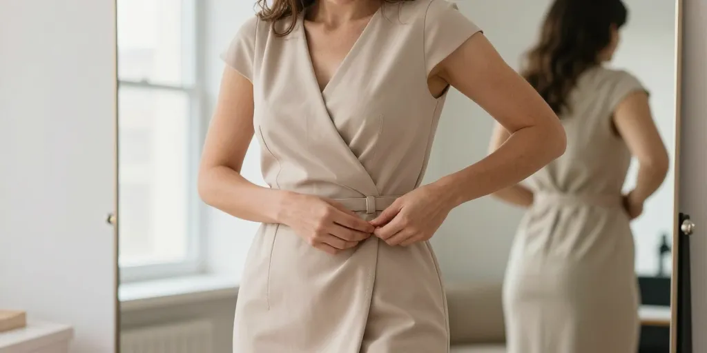 comment cacher son ventre avec une robe