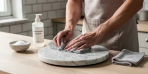 nettoyer pierrade marbre