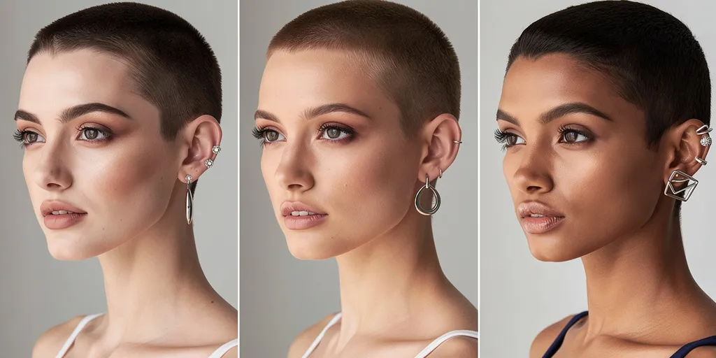 quelle boucle d oreille pour cheveux courts