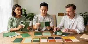 quel couleur associer avec du vert