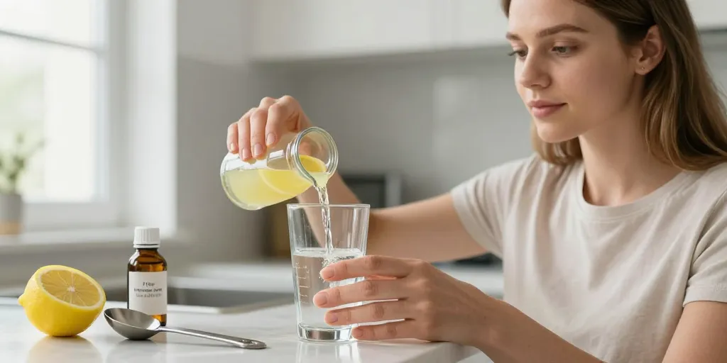 bain de bouche maison citron