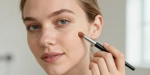 cacher bouton maquillage