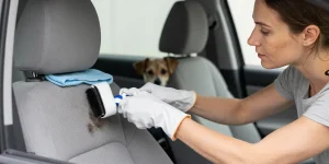 comment enlever des poils de chien dans une voiture