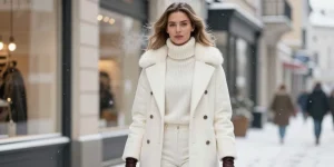 tenue blanche hiver femme