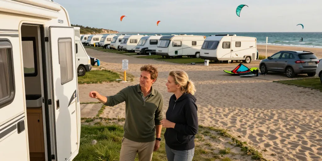 camping kitesurf