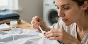 enlever colle tissu