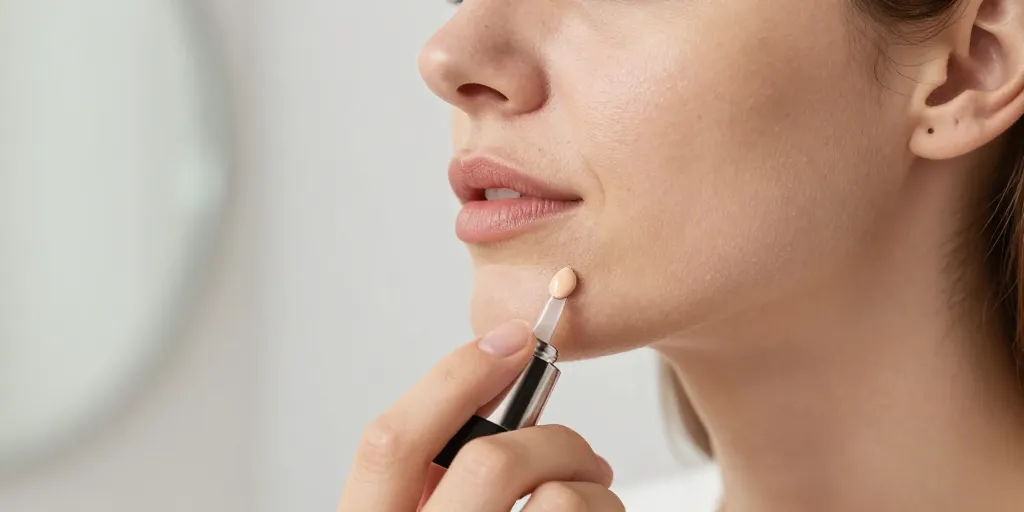 maquillage pour cacher bouton