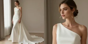 combinaison mariage avec traine