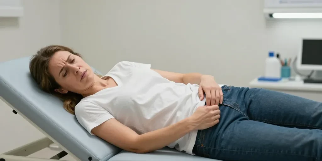 douleur côté gauche bas-ventre ovaire